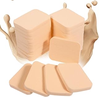 25 aplicadores de maquillaje de esponja cuadr...