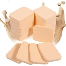 25 Pcs Makeup Sponge Square Make Up Face Soft Sponge Makeup Applicator Sponge Lady Makeup Foundation Puff for Dry and Wet