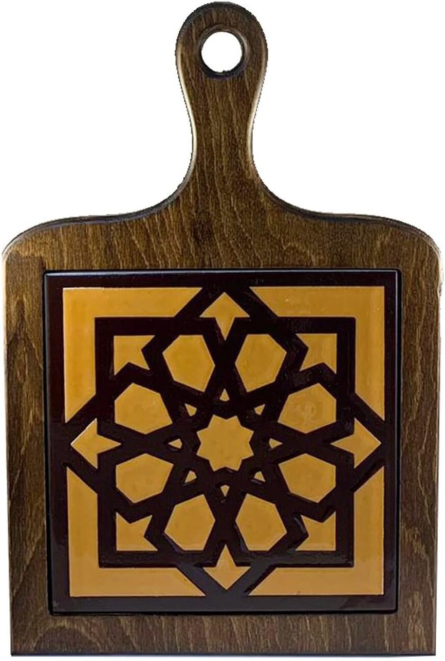 Personalized Cutting Board, Charcuterie or Chopping Board, Housewarming Wooden Couple Gift, Ceramic Tile Wooden Serving Board, Cheese Board