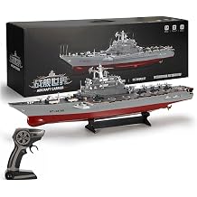 1/275 Assault Ship 2.4Ghz RC Battle Ship Marine Warship 1/275 Model Boat with 2 Batteries RC Military Battleship Water Toy Gifts for Children and Adults