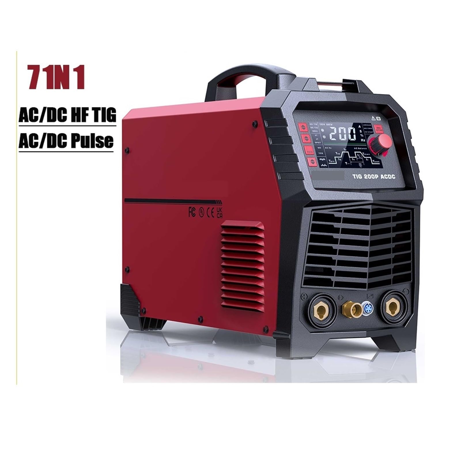 Spawarka TIG Przenośna Synergy AC/DC HF TIG Pluse Spawarka MMA Spot MultiProcess Dla Domu DIY Precyzyjny Stabilny