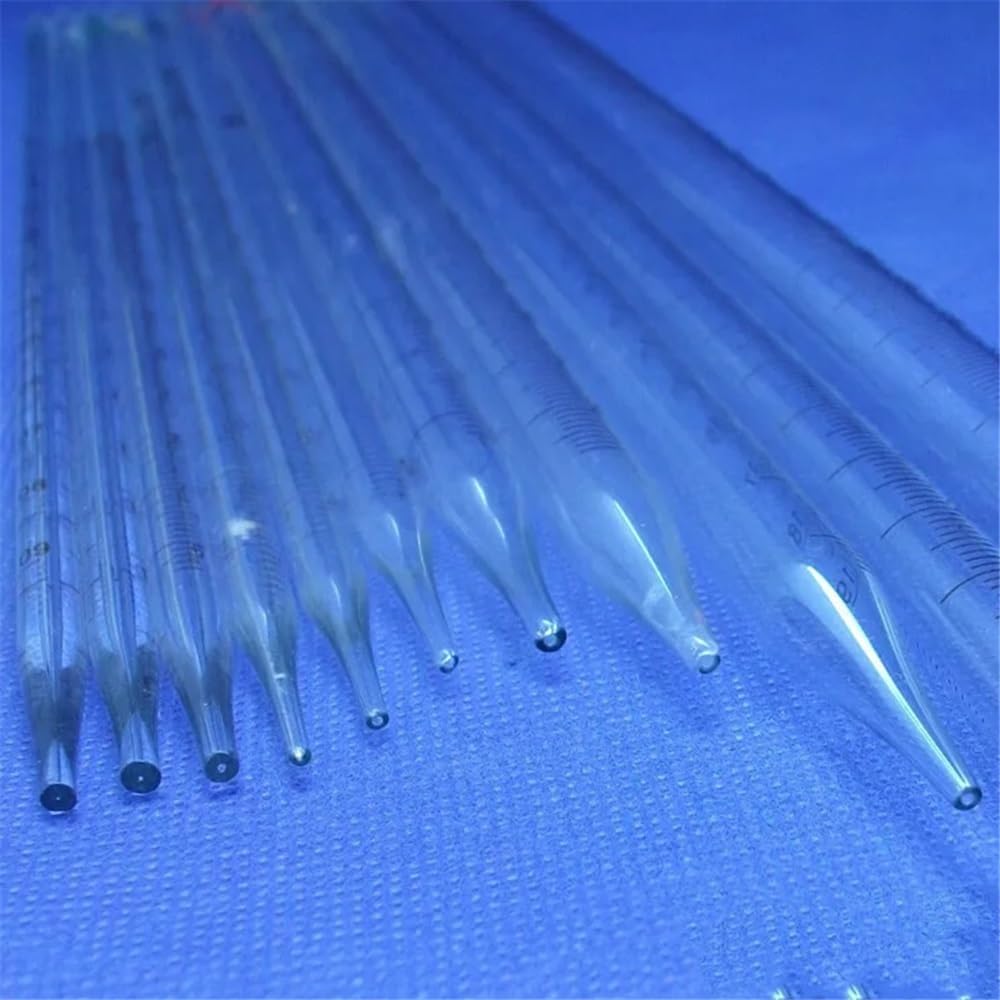 10 pezzi/lotto 10 ml pipetta graduata in vetro con pipetta di codifica 10 ml buretta in vetro 0,1 ml