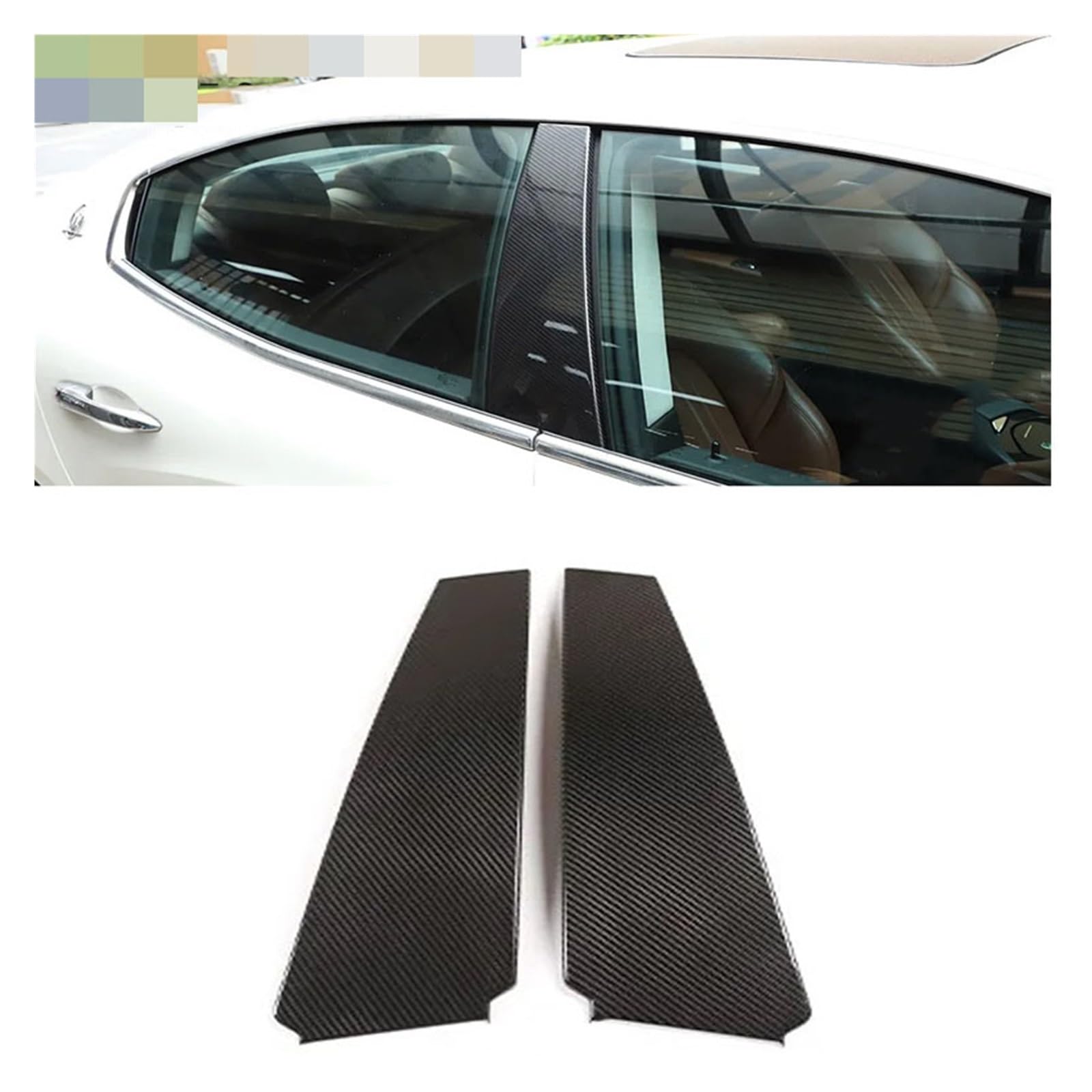 WEZGHYUXP Compatible with Maserati Ghibli 2014-2021 Car External Accessories