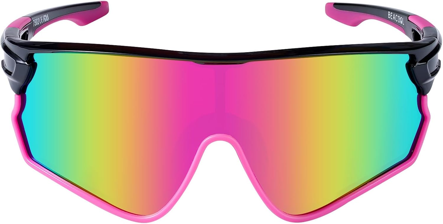 BEACOOL Polarized Sports Sunglasses for Men Women Running Baseball Cycling Driving Fishing Golf Motorcycle UV400 Sun Glasses