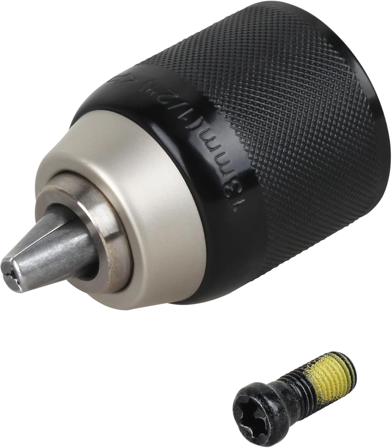 42-66-2706 42-66-1006 Keyless Drill Chuck for Milwau-kee 42-66-2706 42-66-1006 42-66-2707 2704-20 2804-20, 1/16"-1/2 Clamping Capacity, 9/16"-18 Mount (42-66-2706 with Screw)