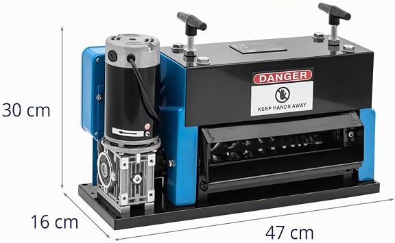 MSW Cable peeler 400 W 9 slots 0-25 m/min Cable stripping machine electric