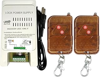 Digital Secure System WiFi Smart Door Lock Controller Power Supply with 2 Remotes (Compatible with Alexa &amp; Google &amp; iOS)
