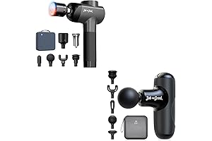 X6 Pro Max Massage Gun with Heat-Cold and Metal Head Therapy, Q2 Mini Massage Gun