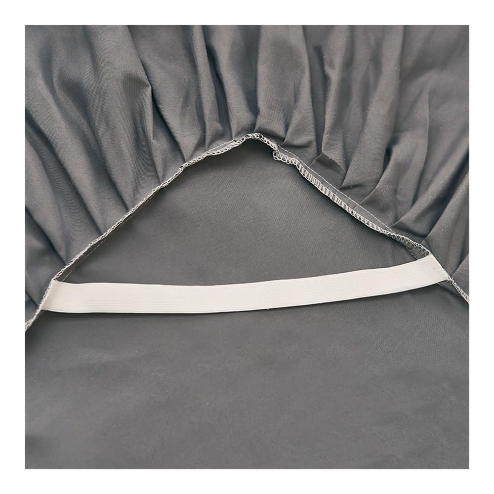 1/3 mantovana giroletto con volant, fascia elastica, tinta unita, materasso singolo/queen/king size o 2 federe (rosa, 3 pezzi gonna 120 x 200 cm)