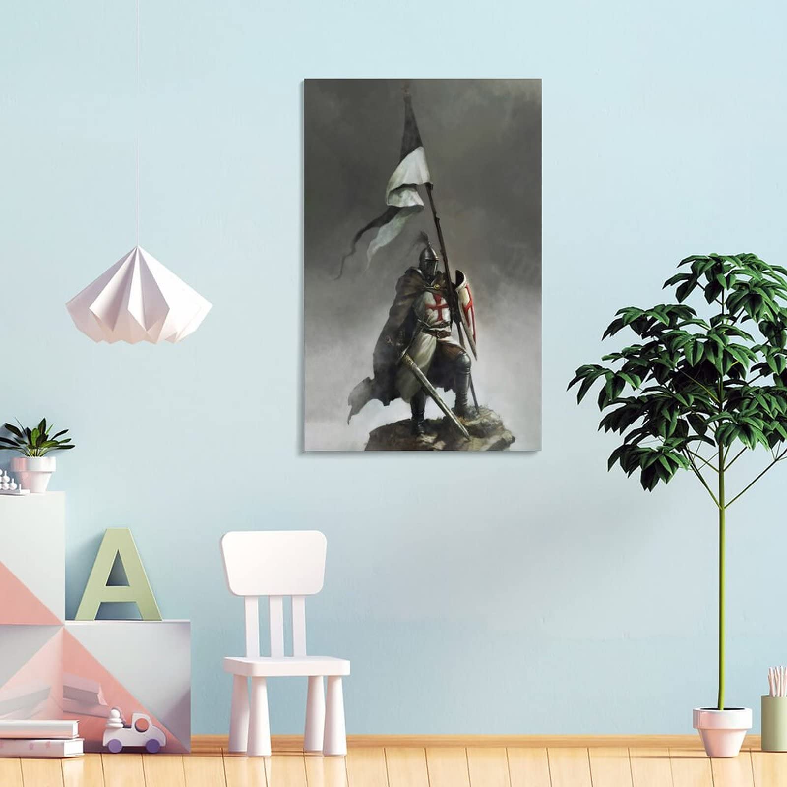 Tableau sur toile chevalier 45x65 cm | Leroy Merlin