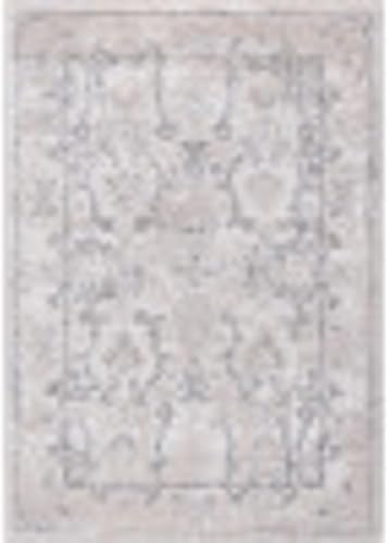 Miniatura 3 de Unique Loom Portland Collection - Alfombra bohemia con diseño tono sobre tono (2 pies 2 pulgadas x 3 pies, rectangular, marfil y gris)