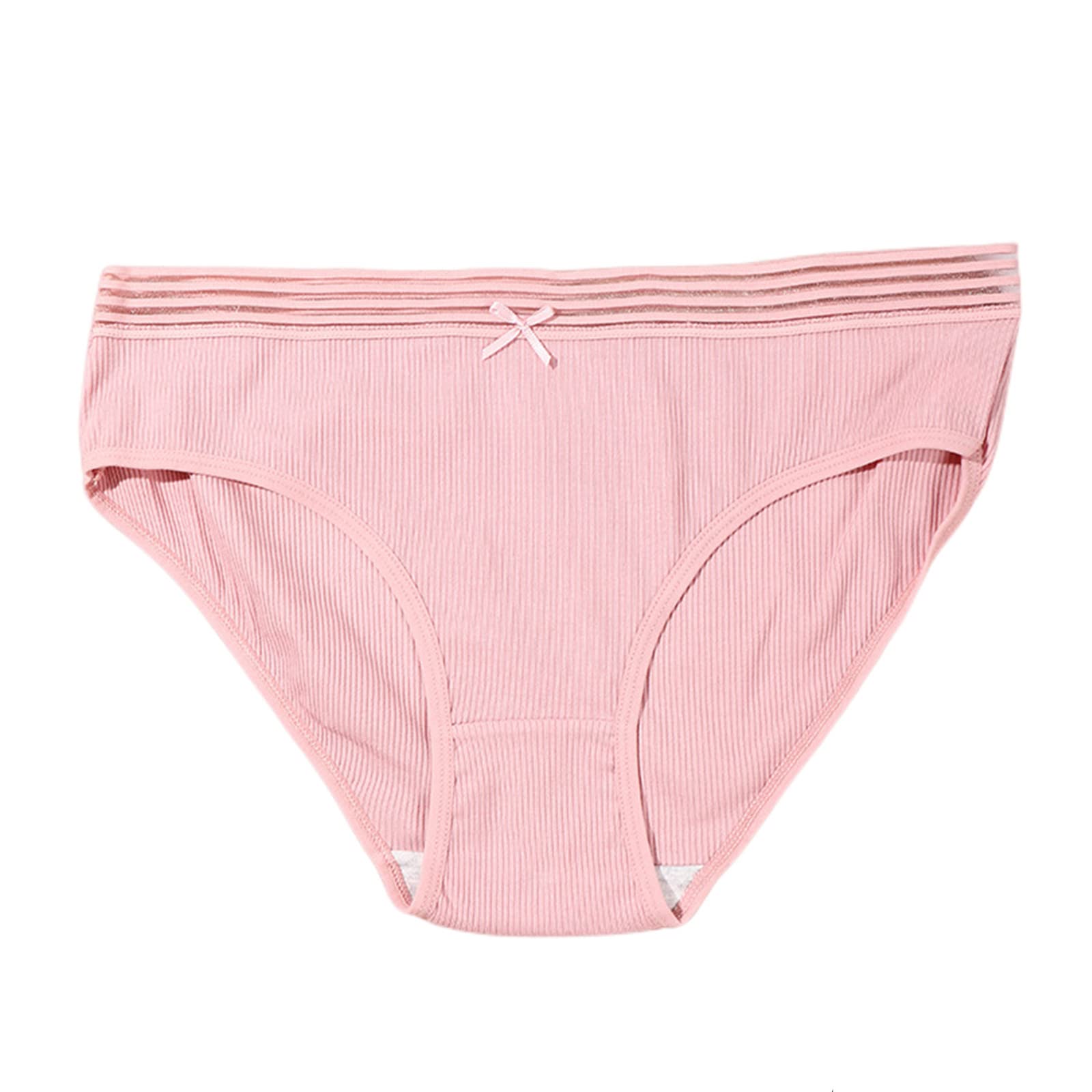Slip Donna 3Pcs Womens Cotton Mutandine S-4Xl-Pink,M 50Kg-60Kg