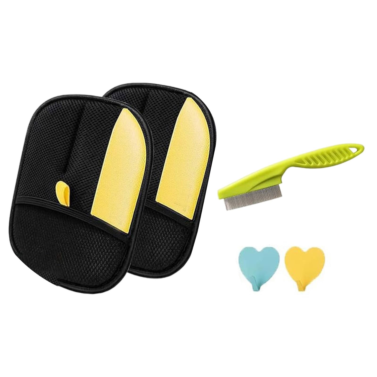 Lint Gloves for Cleaning of Garments and Household Items Easy to Use Washable Gloves Double Sided Electrostatic Pet Hair Brush