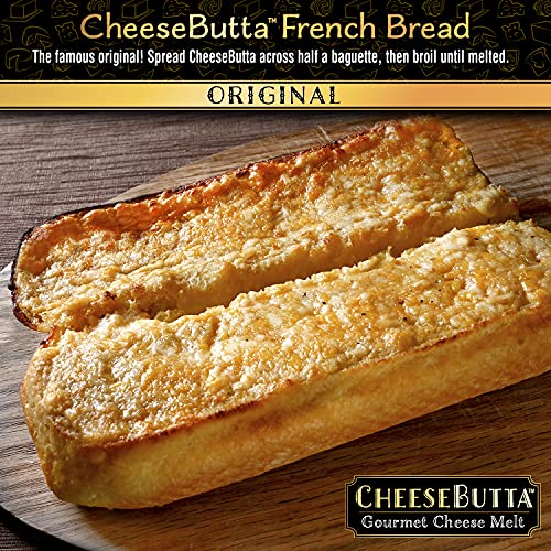 Cheesebutta™ Original 8Oz Gourmet Cheese Melt – With Parmesan Cheese, Medium Cheddar, Monterey Jack, Pecorino Romano And Seasoned Butter - Delicious Unique Blend That Transforms Classic Recipes #TOP5