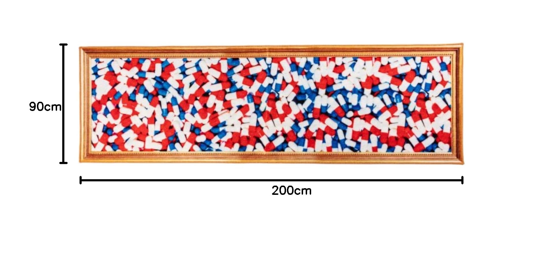 SELETTI Tappeto Mat Pills 60x200, art. 18196