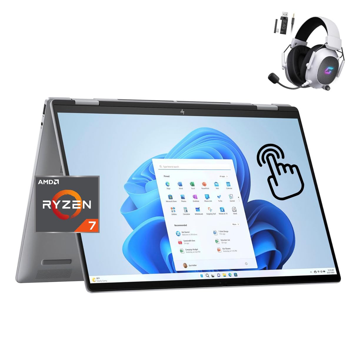 【お盆セール！】WPS Office付｜HP ENVY x360 Ryzen7 Amazon.com: HP Envy x360 2-in-1 16 2024 Business Laptop 16