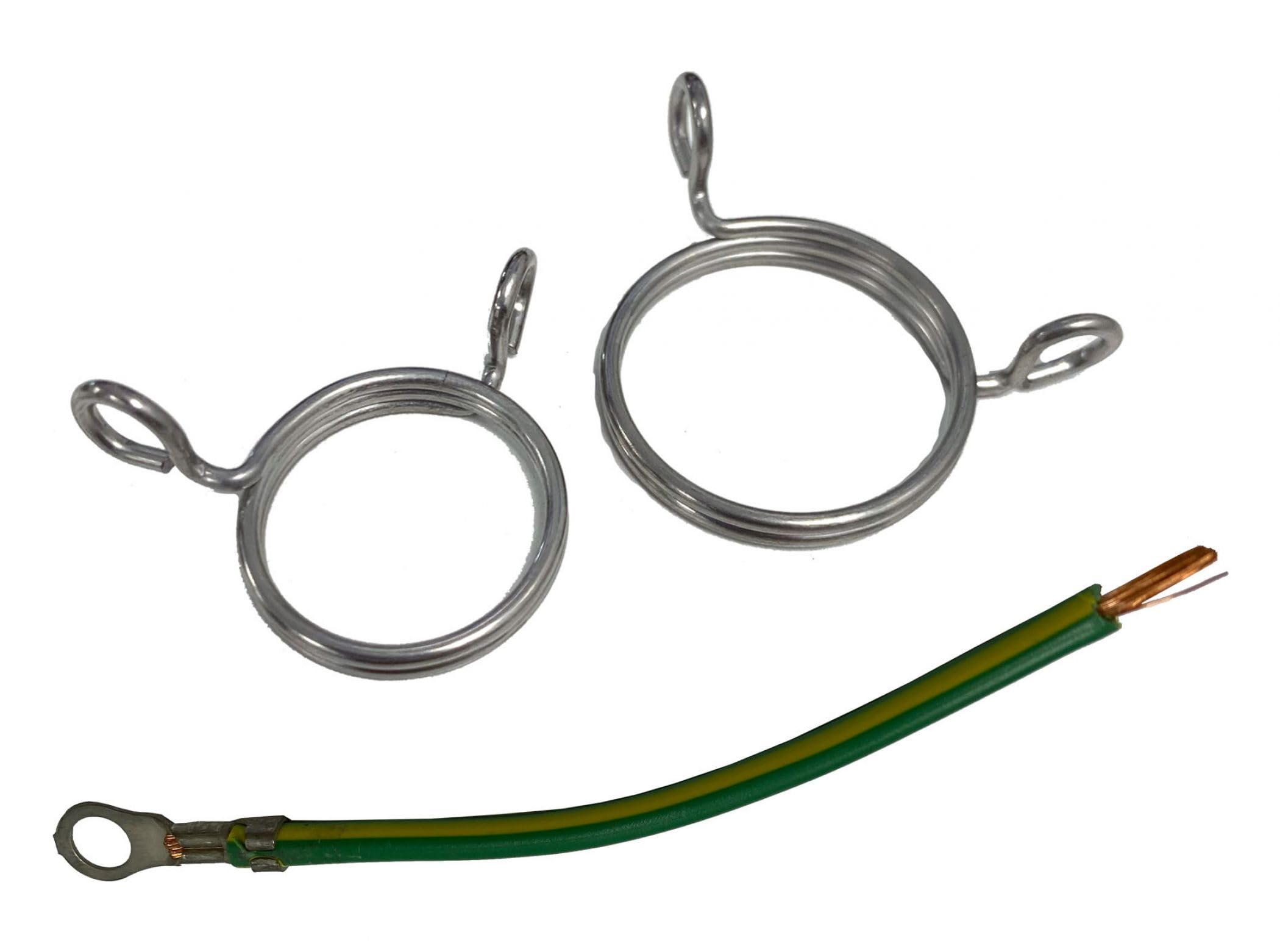 Pack Of 5 x Junction Box Earthing Silver Solutions Earth Spring M25 Stainless