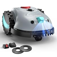 (2026 Upgrade) YARDCARE V100 Robot Tagliaerba a Batteria con Navigazione Visiva)