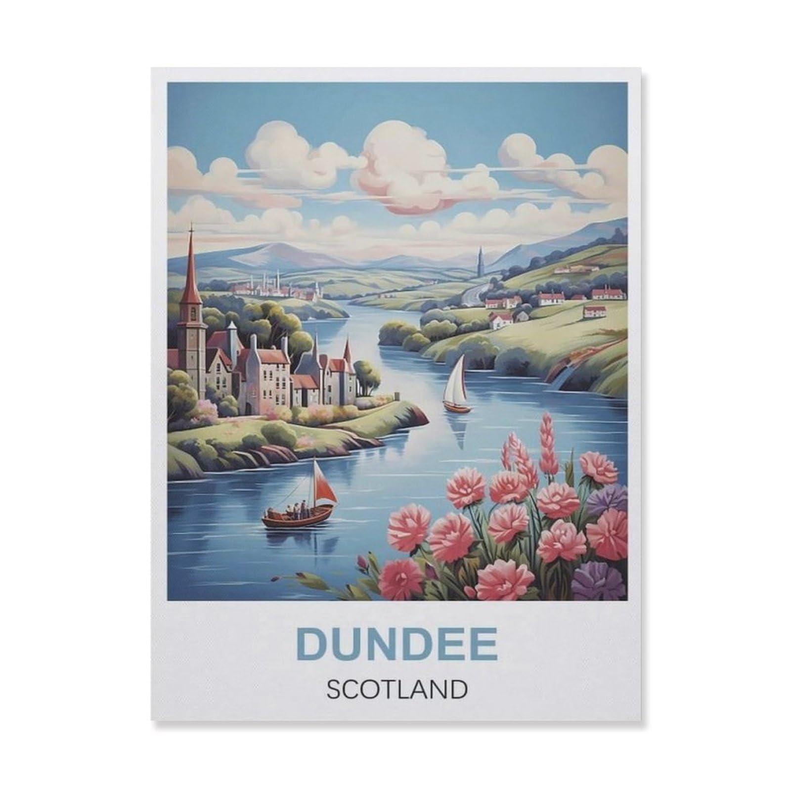 Metal Tin Sign，Dundee Scotland(20x30cm）