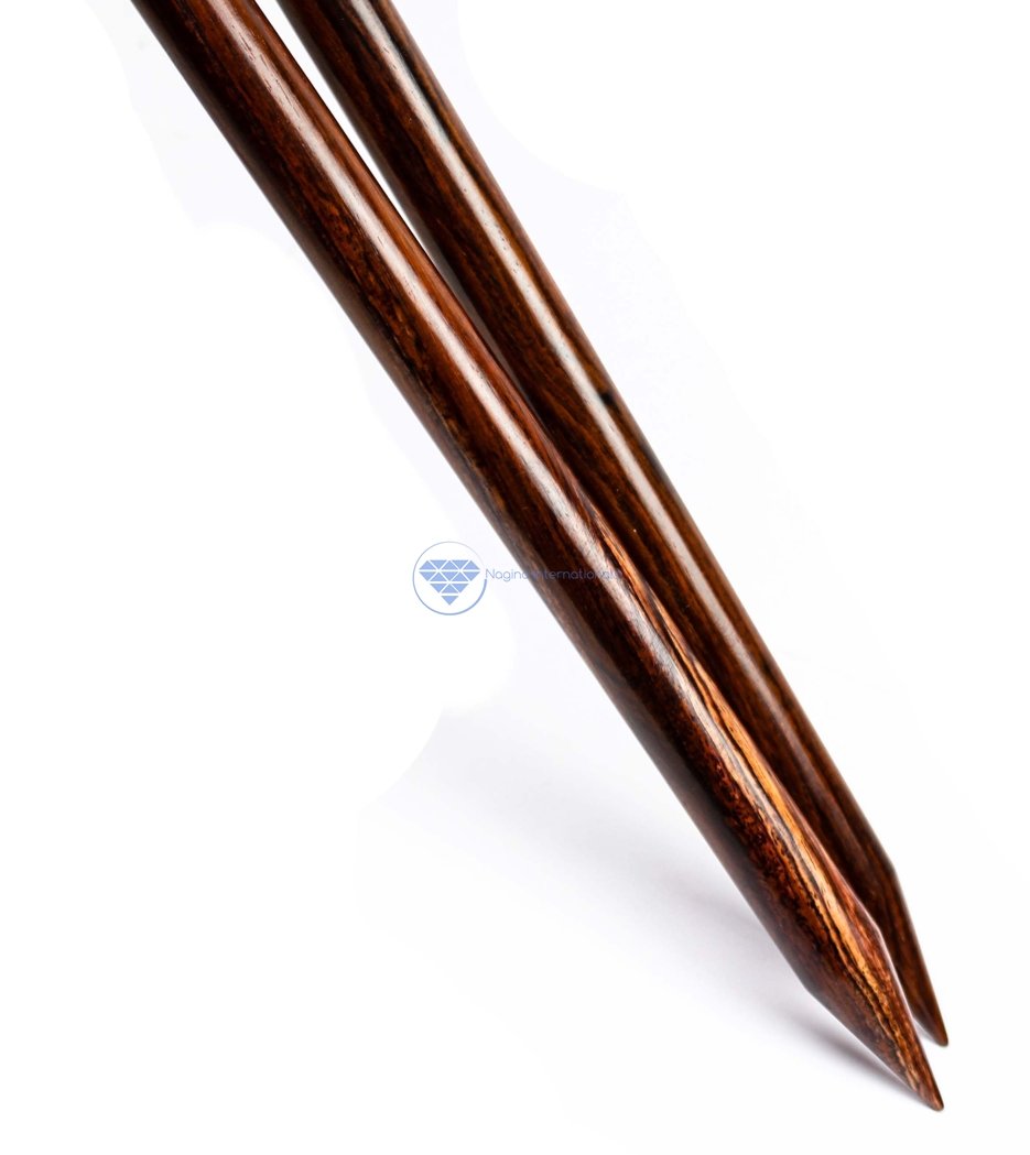 Nagina International US Size 19-14" Rosewood & Maple Crafted Premium Yarn Knitting Needles | Stitching Accessories & Supplies (Maple, 16mm
