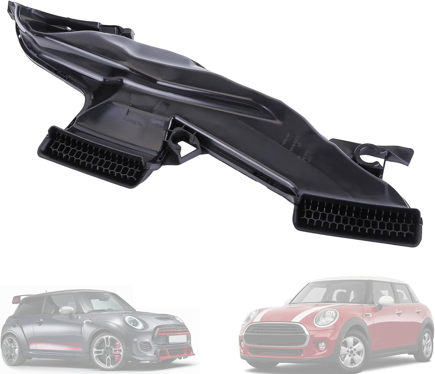 Engine Air Intake Duct Compatible for Mini F55 F55N F56 F56N Cooper S 2013-2021 Air Intake Pipe Replaces 13717626564 - Black