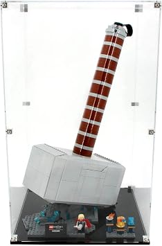 Display Case Compatible with Lego 76209 - Thors Hammer Clear
