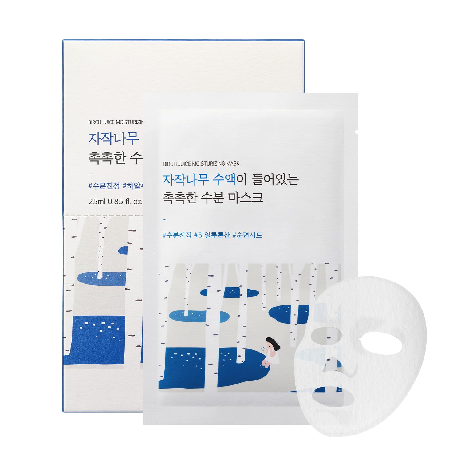 Round Lab - Birch Juice Moisturizing Mask Set 25Ml X 10 Sheets