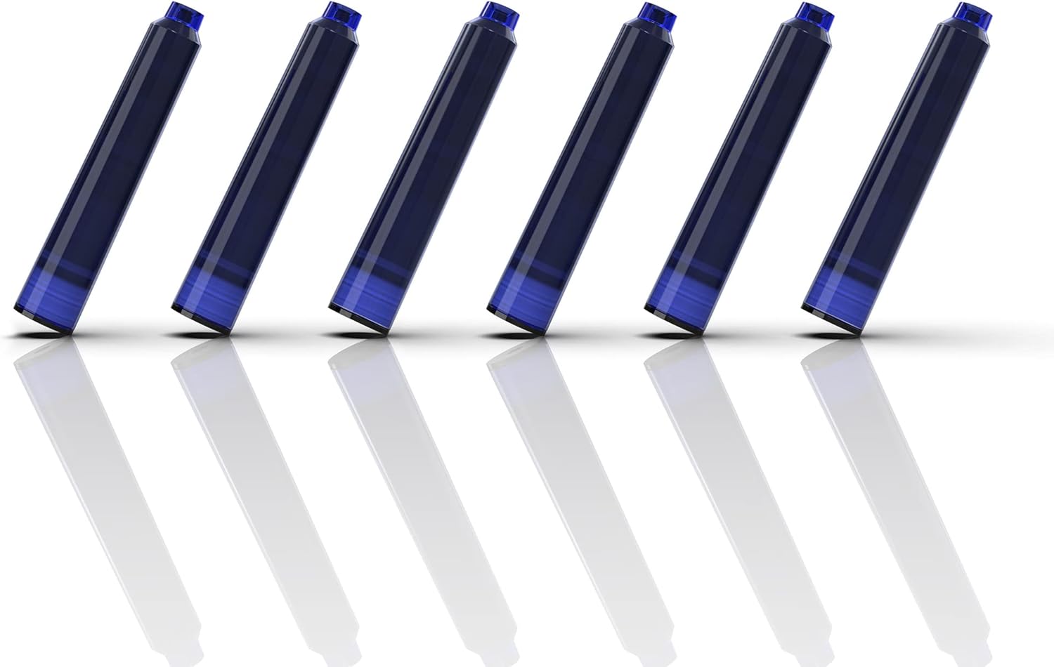 Wordsworth & Black 30 Pack Fountain Pen Ink Refills, Set of 30 Blue Ink Cartridges, International Standard Size - Image 5