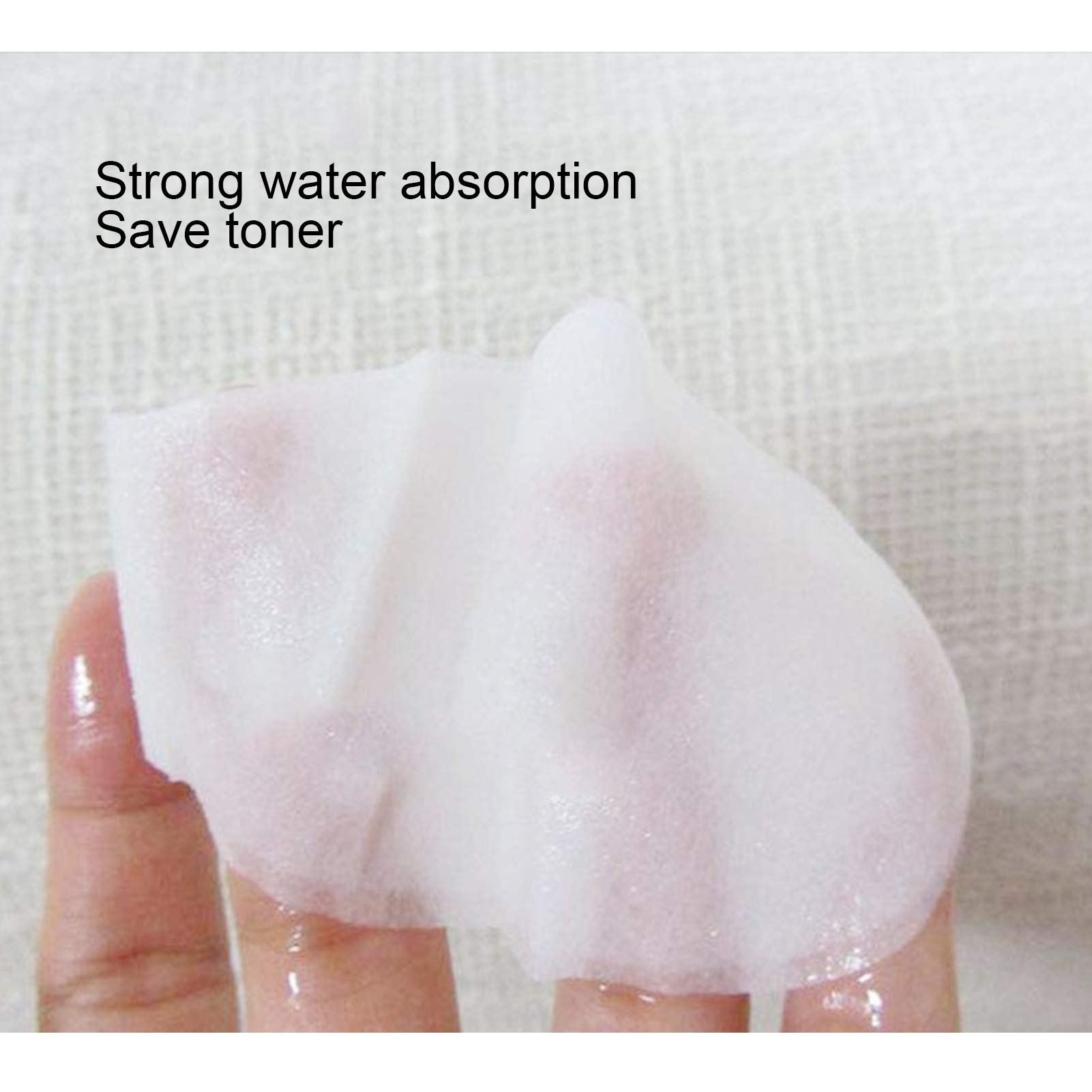 Papier de Masque pour les Yeux 600 Pièces, Papier de Masque pour les Yeux Ultra-mince en Coton Jetable Feuille de Masque pour les Yeux de Salon de Beauté Bricolage, Papier de Lotion de Toner de Masque