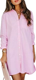Silunma2021 Women's Button Loose Casual Blouses Elegant Lapel Long Sleeves Shirts Leisure Boyfriend Classic Long Shirts