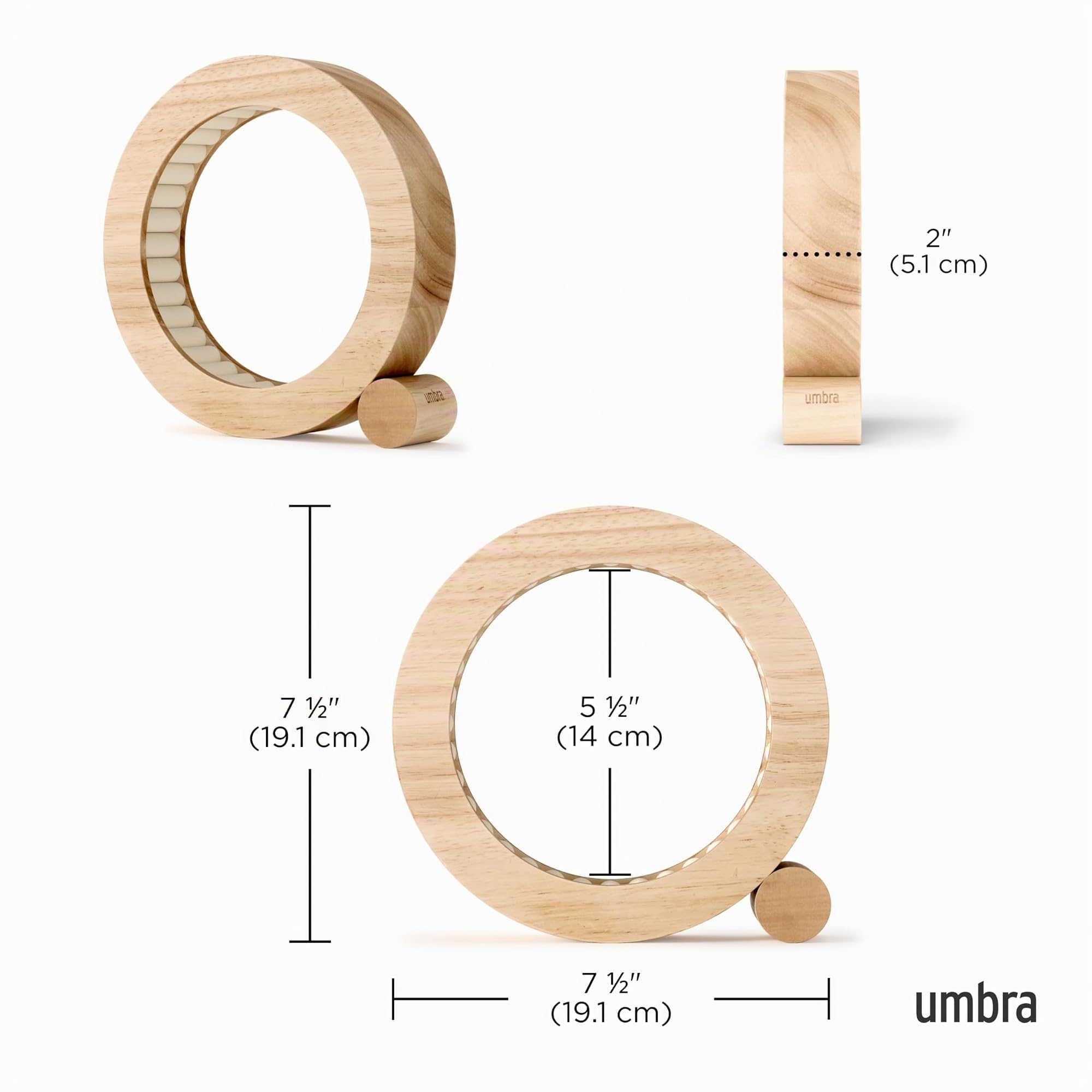 Umbra Ferris - Organizer per Gioielli, in Legno, Naturale, Naturale