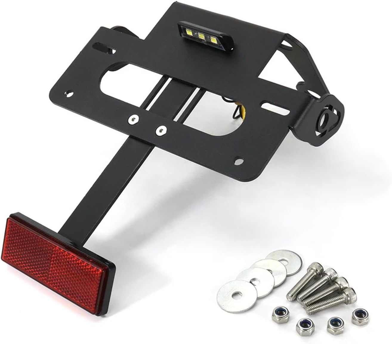 Rear License Plate Tail Frame Holder Bracket Tail Tidy Fender Compatible with Yamaha FZ1 FAZER 2006-2015 FZ8 FAZER 2011-2013