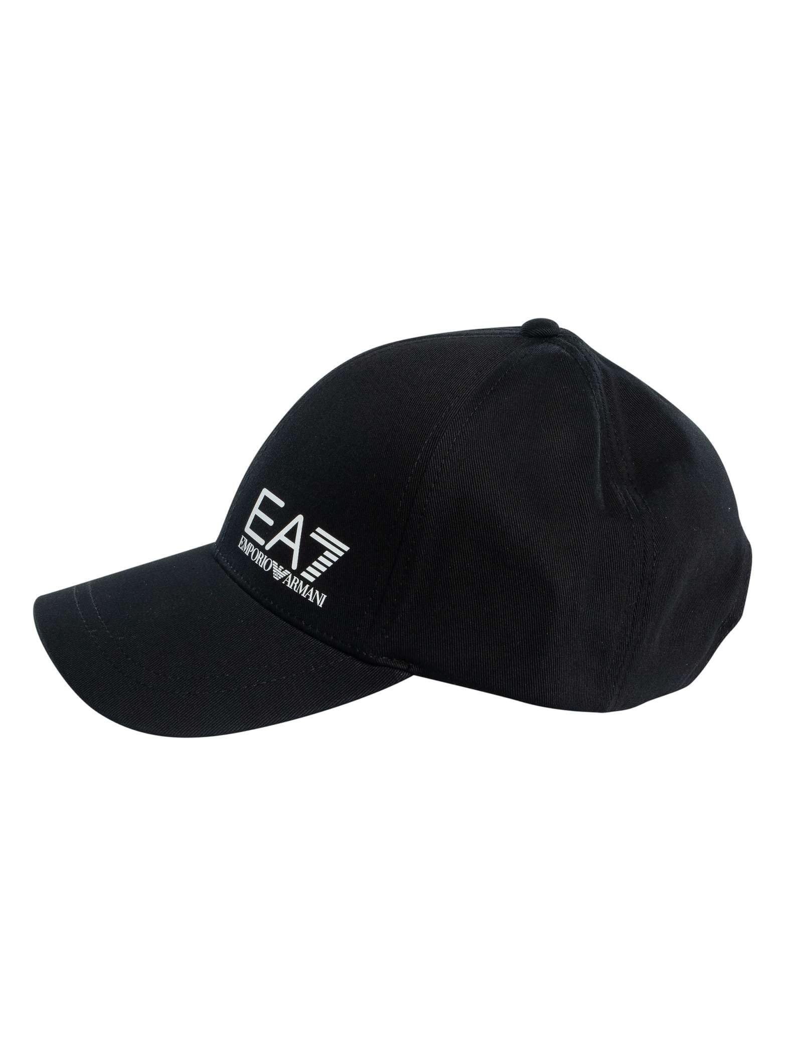 EA7 Hombre Gorra De Béisbol Cappello, Black/White, M