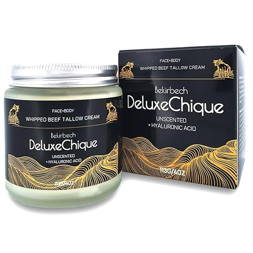 Miniatura 9 de Sarga de ternera para la piel, crema hidratante facial y loción corporal, bálsamo de sebo batido para una piel suave y lisa, Cebo de Res para la