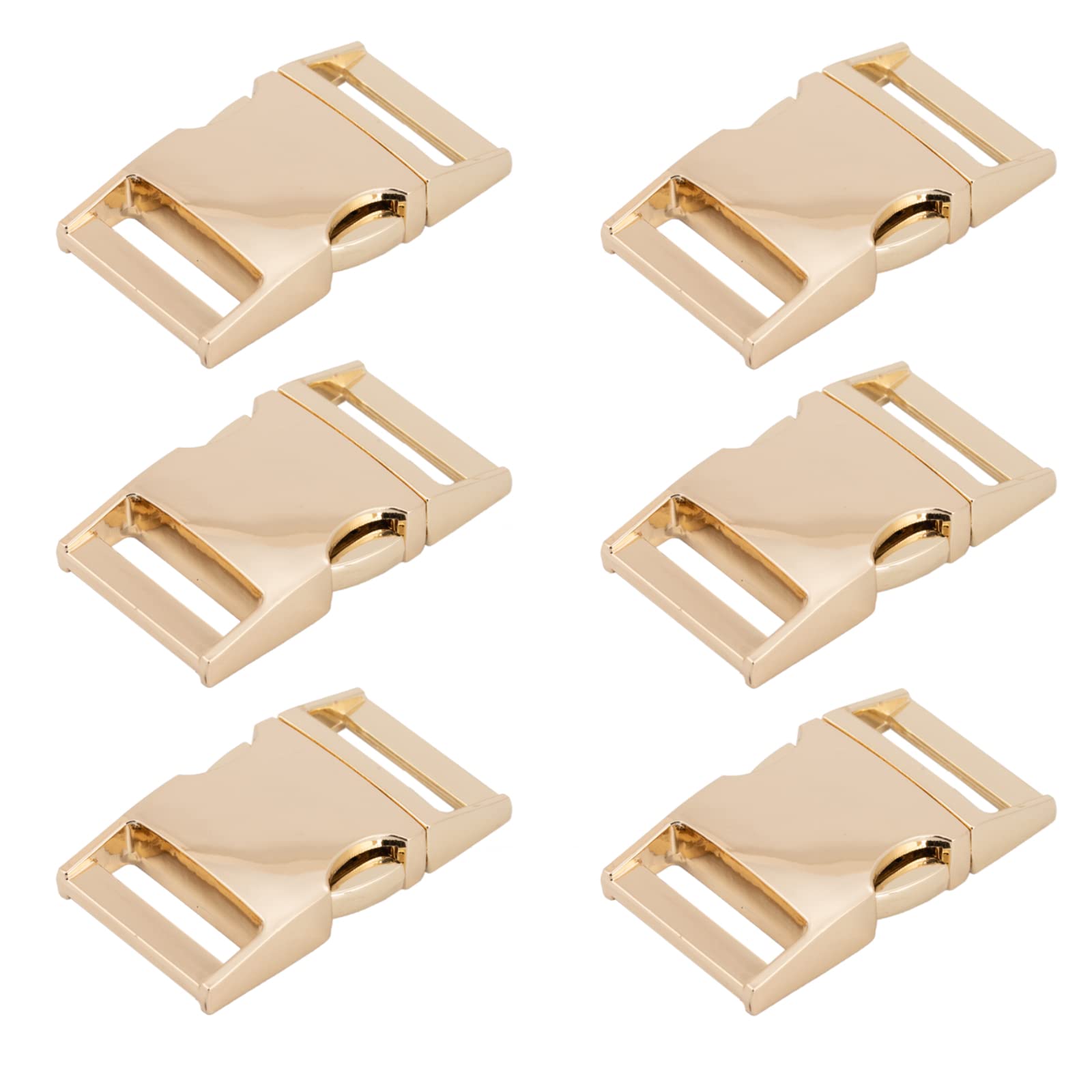 TXZWJZ Paracord Bracelet Metal Buckles Release Replacement Backpack 1inch 6 Pack Heavy Duty Quick Side Release Buckle