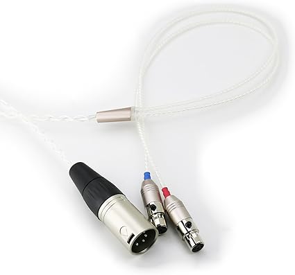 Amazon Co Jp Newfantasia Hifiケーブル 4ピン Xlr バランスオス Audeze Lcd 2 Lcd 3 Lcd 4 Lcd X Lcd Xc ヘッドホン用 シルバーメッキ 交換用オーディオアップグレードケーブル 家電 カメラ