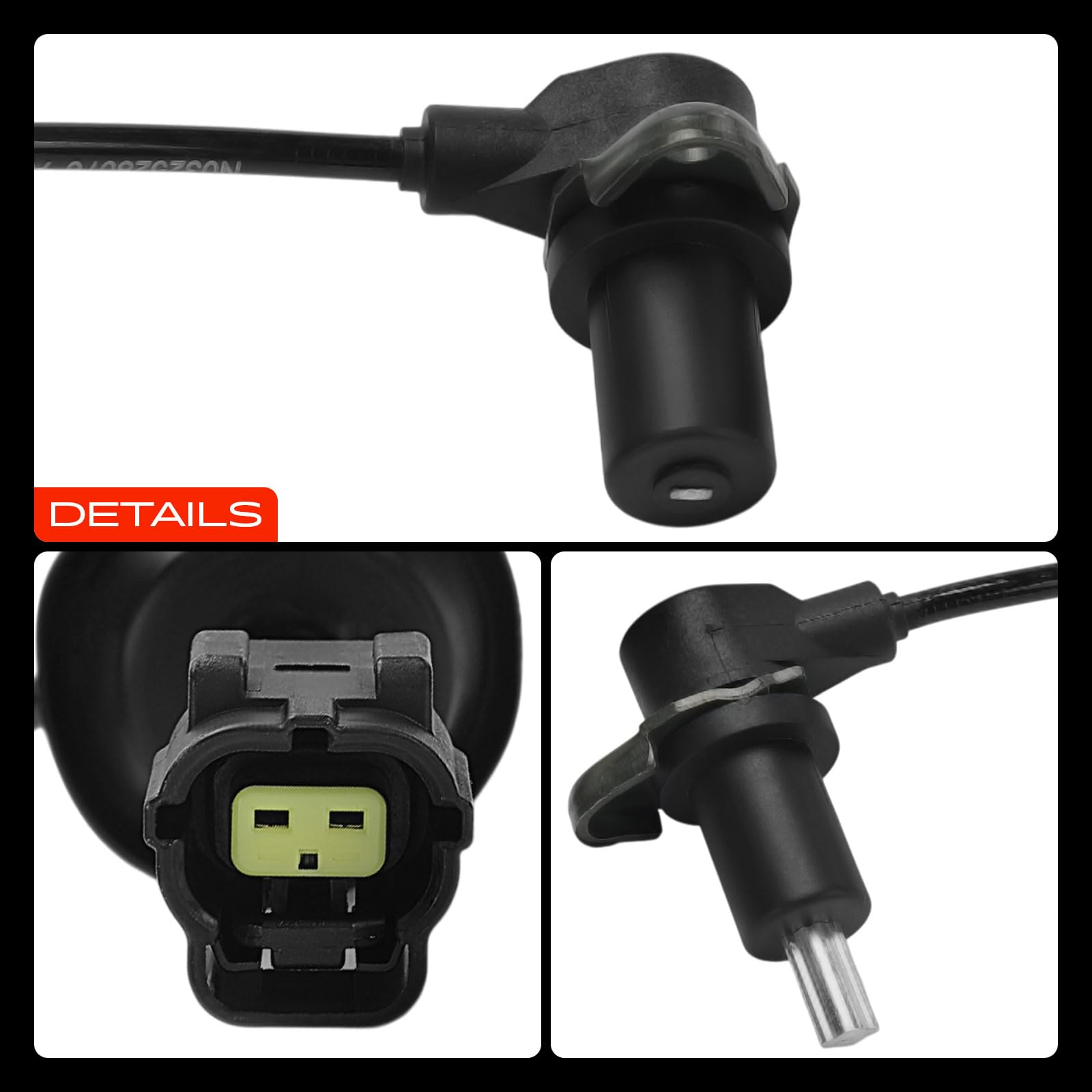 Frankberg 4x Sensori Velocità Ruota Sensore ABS 2-Poli Compatibile con Kalos KLAS Aveo/Kalos Compatto T200 Aveo/Kalos Compatto T250 T255 Aveo/Kalos Berlina T250 T255 Kalos Berlina KLAS ALS2215