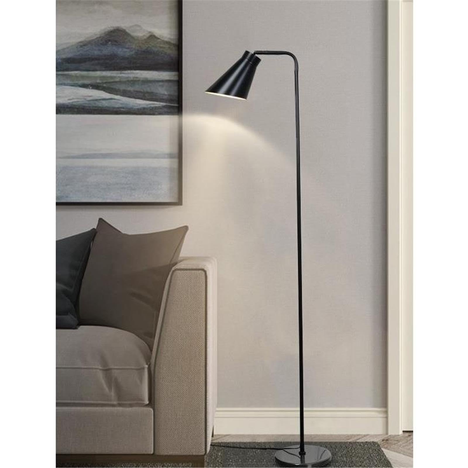 Soggiorno Lampada LED Tricolore con Base in Marmo e palo in Ferro