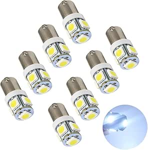 Lampadine LED BA9S 5SMD 5050 Per Auto - Kit 10 Pezzi Bianco T11 T4W - Foto 10