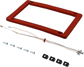 Upgraded SP20075 SP20305A Pilot and Igniter Assembly Replacement Kit for Natural Gas Water Heater, Compatible with Rheem, PROTECH, GE, Includes: Pilot Assembly,Silicone Burner Door Gasket,Screws,Clips