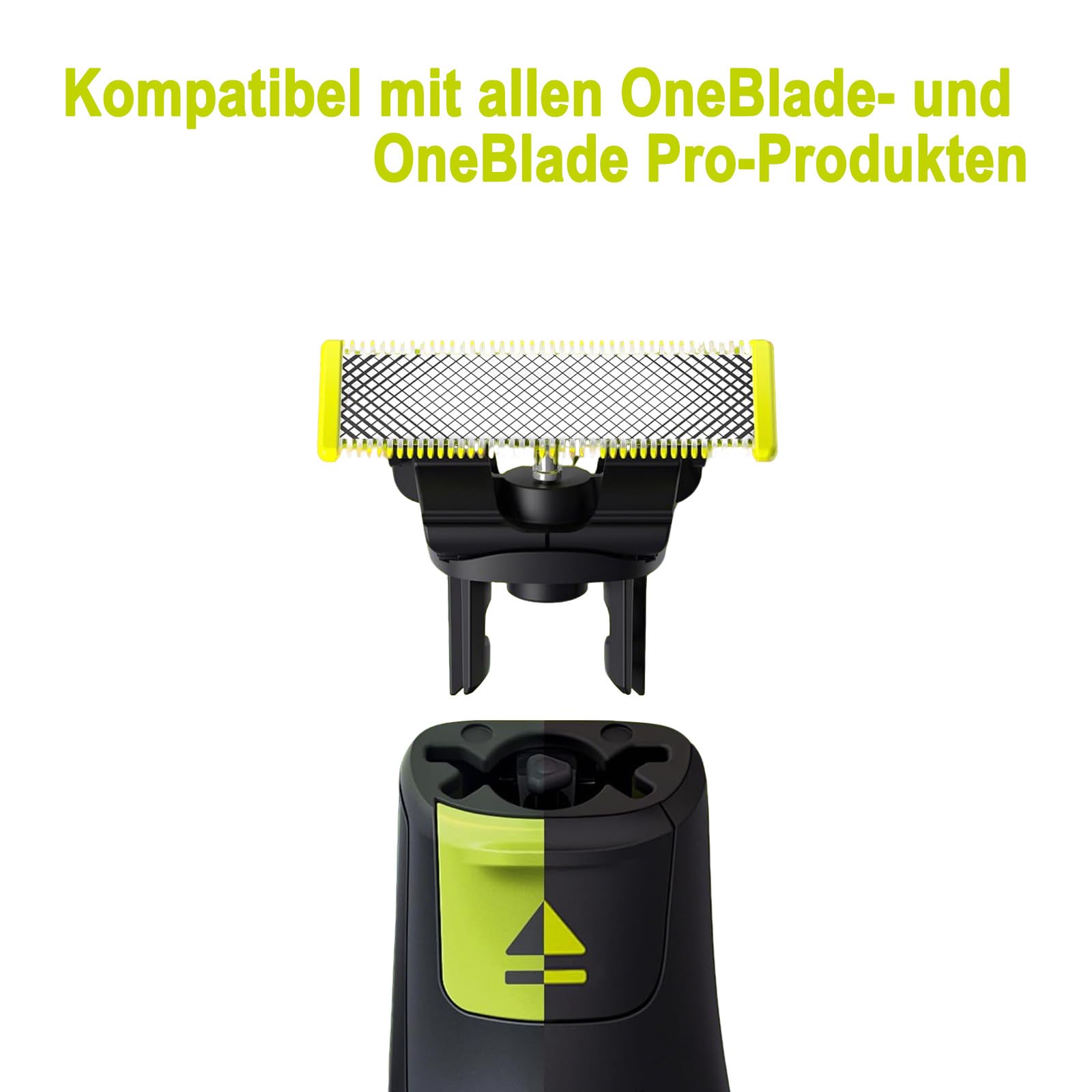 3 Stück Ersatzklingen für Philips OneBlade & OneBlade Pro – Bruchsicher & Langlebig für Gesicht und Körper.