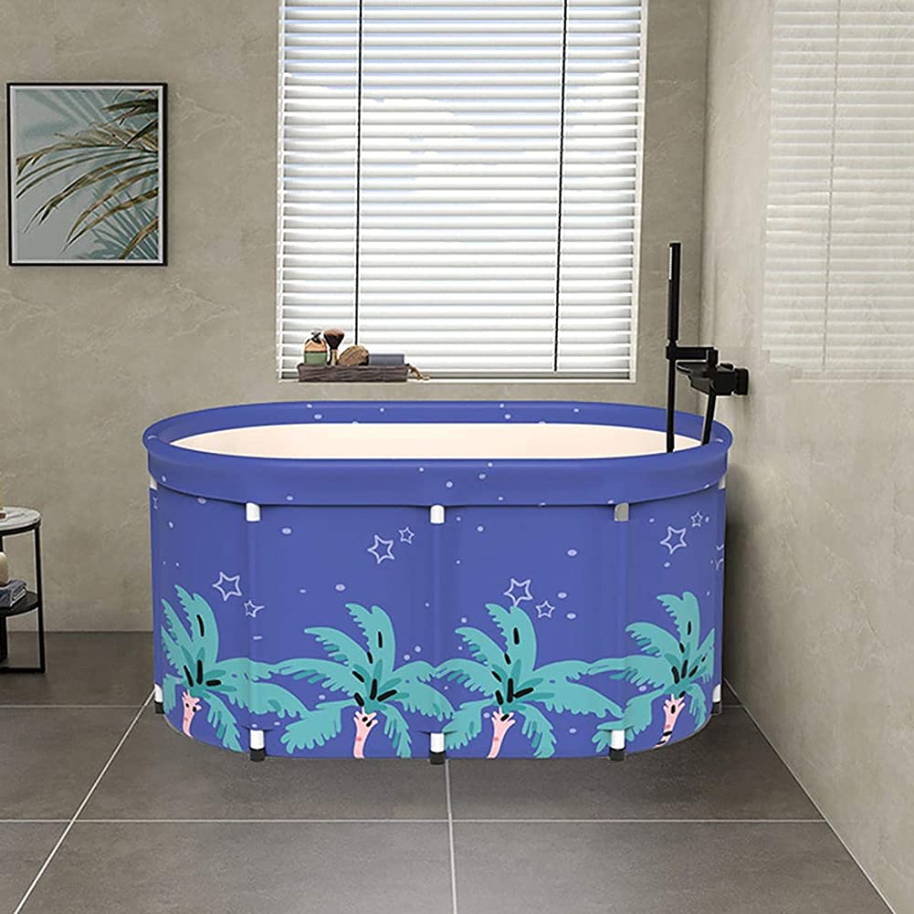 Przenośna składana wanna, składana wanna do kąpieli dla dorosłych, wanna stojąca, przenośna wanna, oddzielna rodzinna wanna SPA, idealna do gorącej kąpieli kąpiel lodowa,120cm
