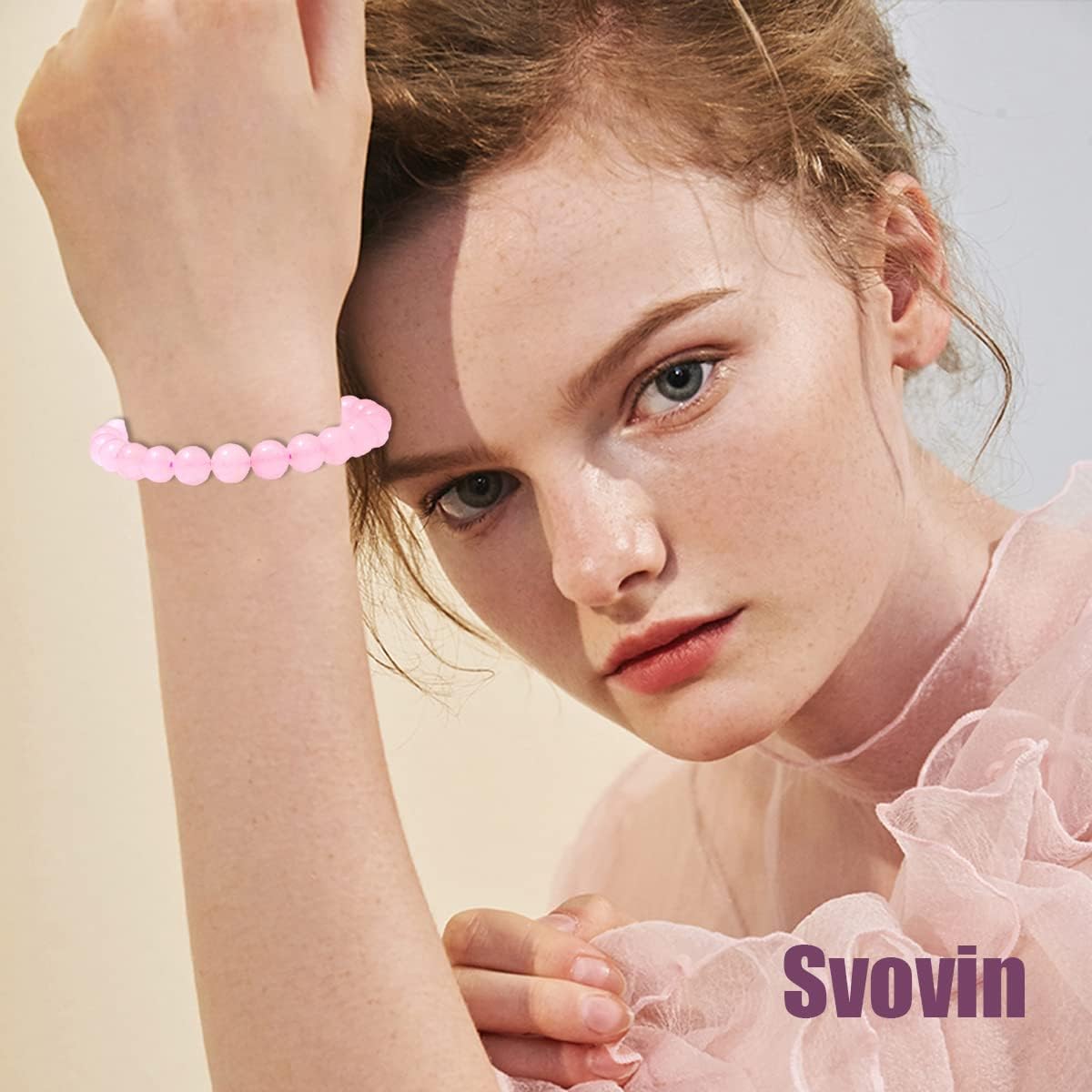 Svovin 12 sztuk, 8 mm, lecznicze bransoletki z kamieni szlachetnych, zestaw dla mężczyzn i kobiet, unisex, tygrysie oko, ametyst, energia, moc, regulowane, elastyczne bransoletki, biżuteria