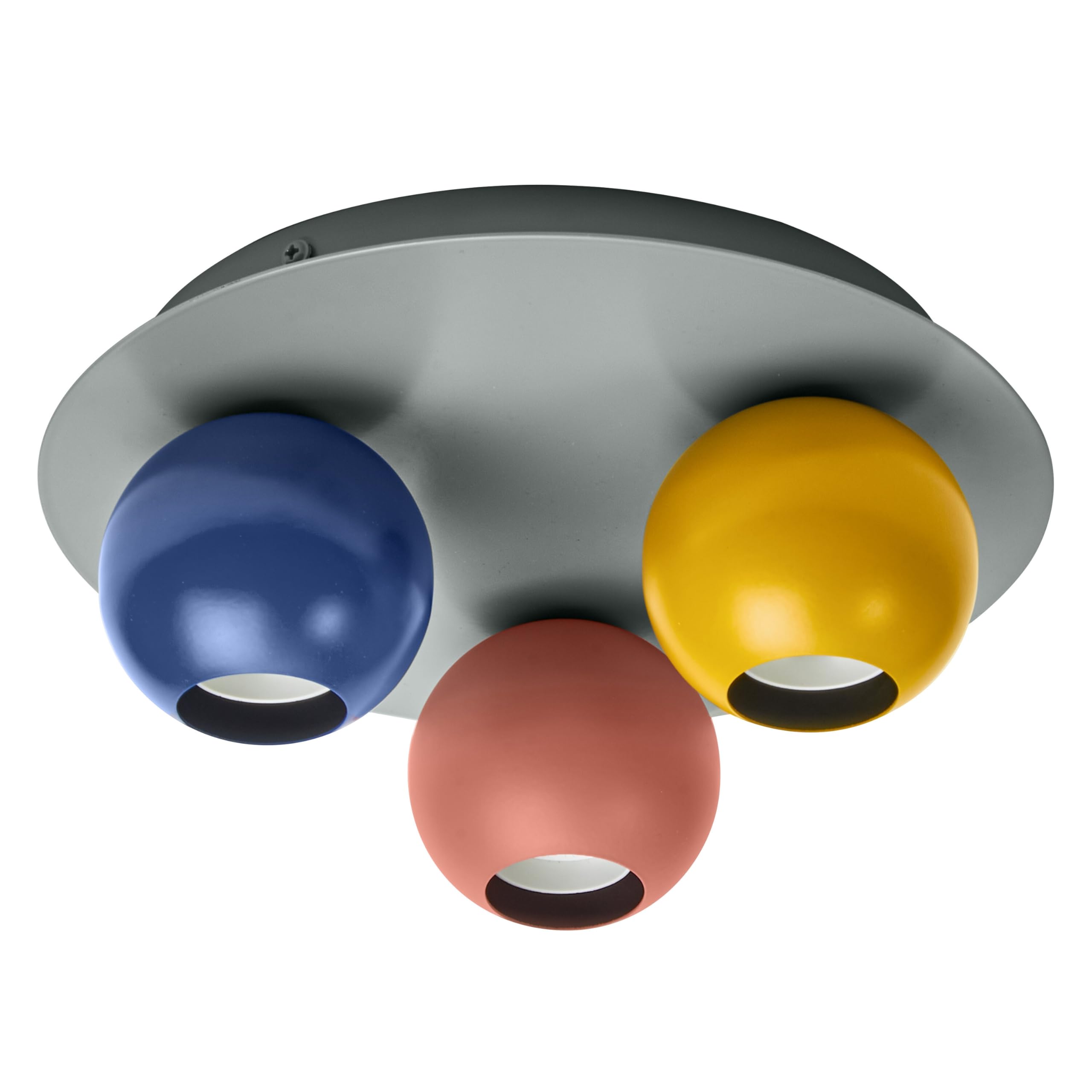 OSRAM Decor Bubble Decorative Ceiling Light, 3-Bulb with E27 Socket, 250mm, IP20, Metal, Multicolor