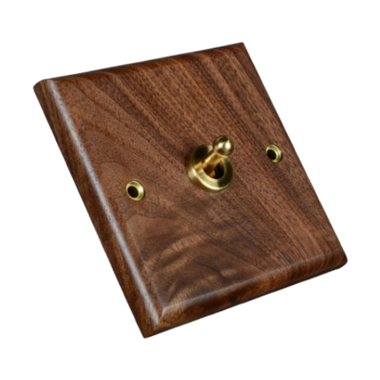 AnyCommand® Lighting Switch Plate Premium Wooden Outlet Panel for Living Room Kitchen Hotel Single LeverSwitch Plates Outlet Covers Electrical Solar Home Improvement Home-image-11