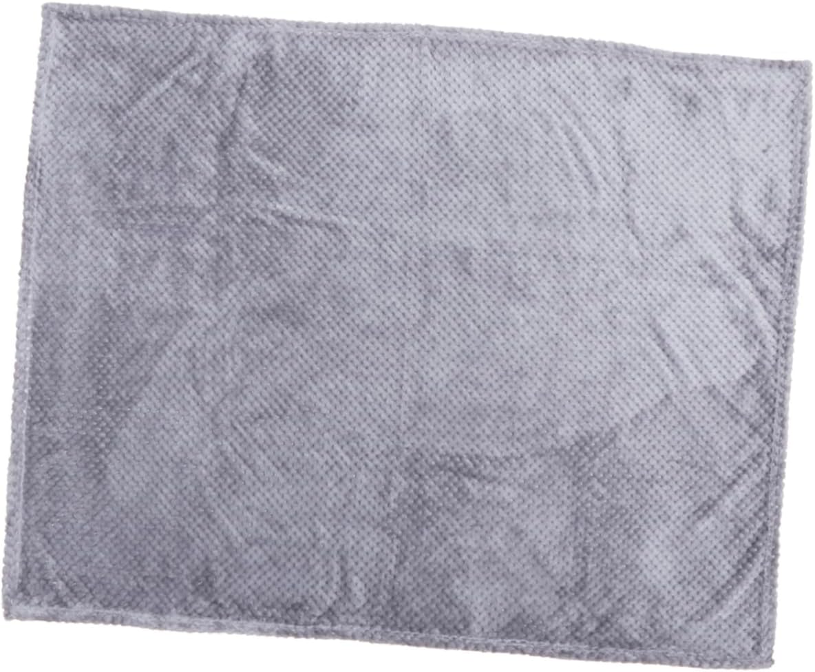 Warm Dog Blanket Pet Cooling Mat for Puppies Soft Bed Cover Machine Washable Grey