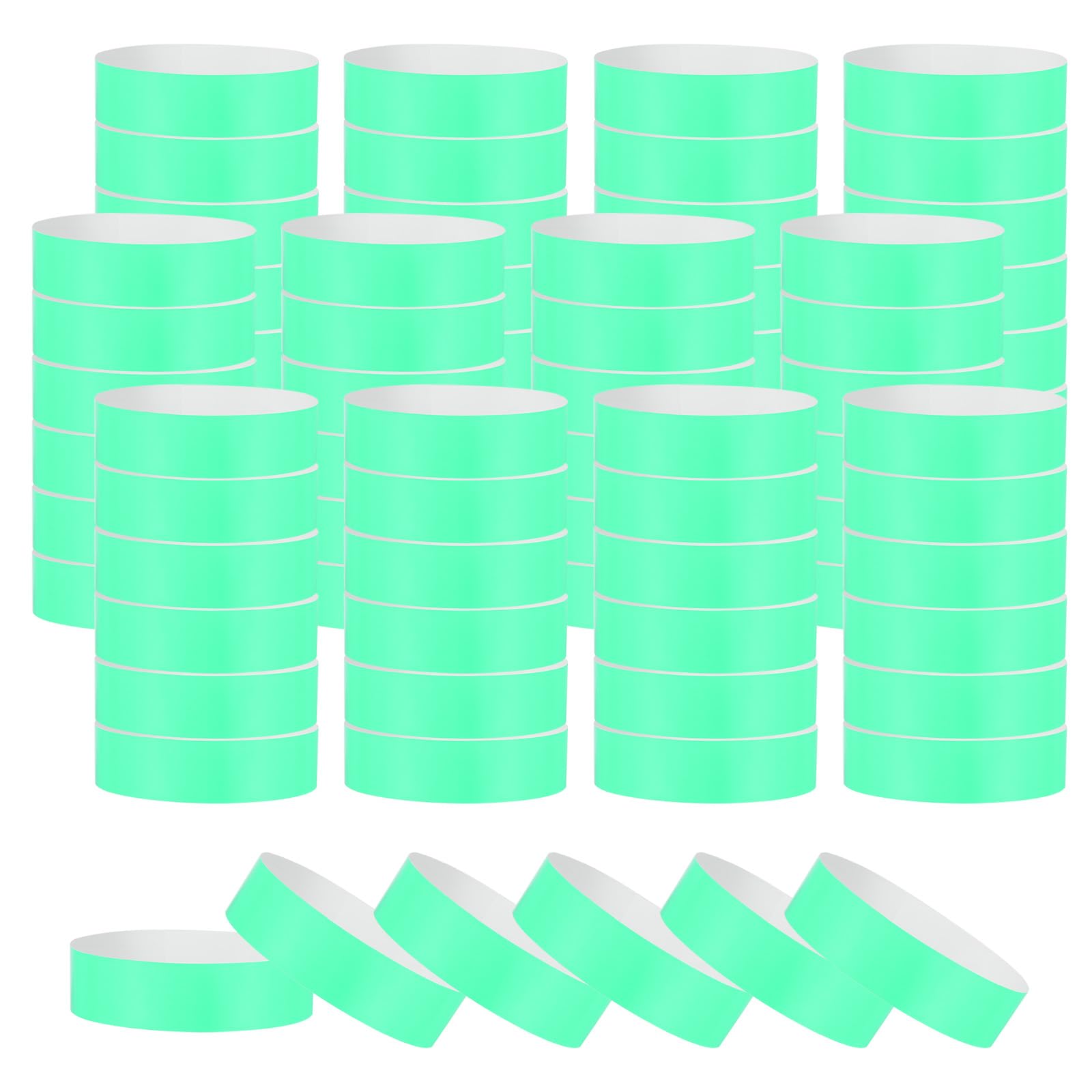 PATIKIL Paper Wristbands for Events 500 Pack Neon Party Wrist Bands