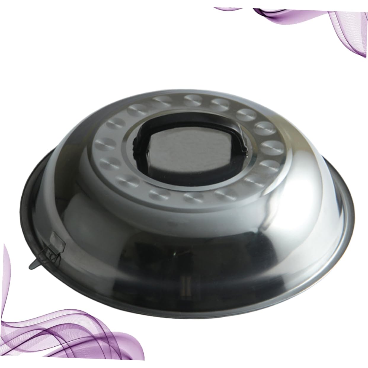 Garneck Coperchio Per Pentola Con Manico 34 Cm in Acciaio Inox Anti-schizzi Per Utensili Da Cucina Per Casa E Ristorante