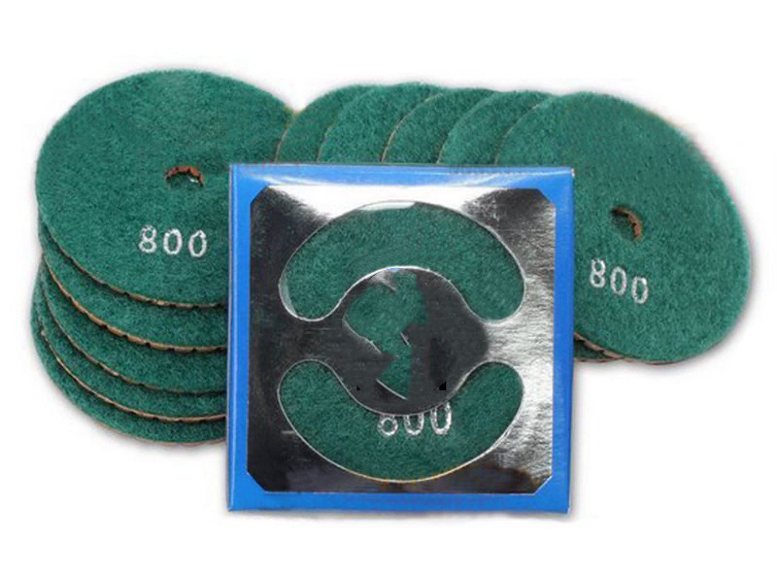 7 Teile/los 125 Mm Diamant-Polierpad Für Granit-Marmor-Steinboden 5-Zoll-Nass-Polierpads Granding Disc 5DS1,100