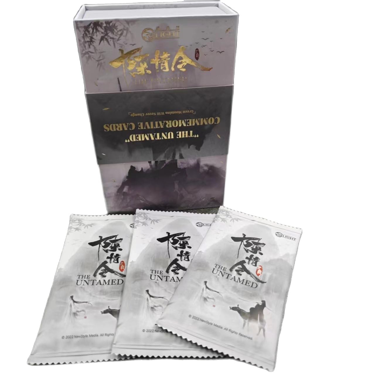 New The Untamed Chen Qing Ling Original Picture Image Special Edition Card, Wang Yibo Star Fiɡurе Collection Cards (1Box 10Packs)